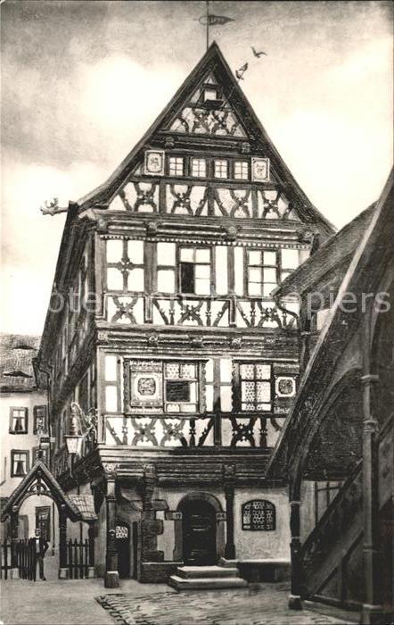 Meiningen Thueringen Büchnersches Haus 1596