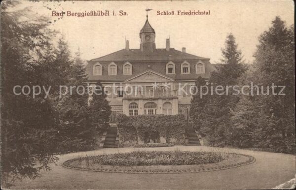 Berggiesshuebel Schloss Friedrichstal