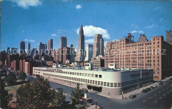 Manhattan New York Mid Manhattan skyline showing the new E