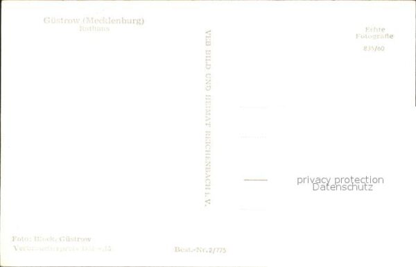 Guestrow Mecklenburg Vorpommern Rathaus – Bild 2