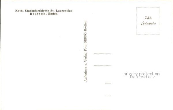 Bretten Baden Kath Stadtpfarrkirche St Laurentius – Bild 2