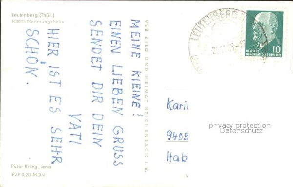 Leutenberg Thueringen FDGB Genesungsheim – Bild 2