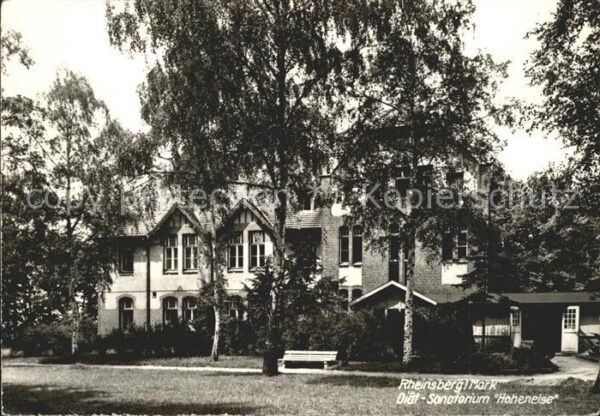 Rheinsberg Diät Sanatorium Hohenelse