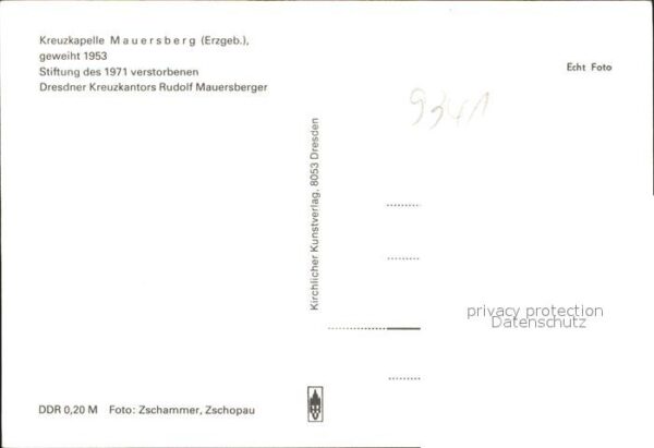 Mauersberg Kreuzkapelle – Bild 2