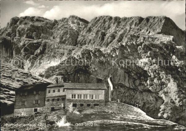 Purtschellerhaus Hoher Goell mit Hohem Göll