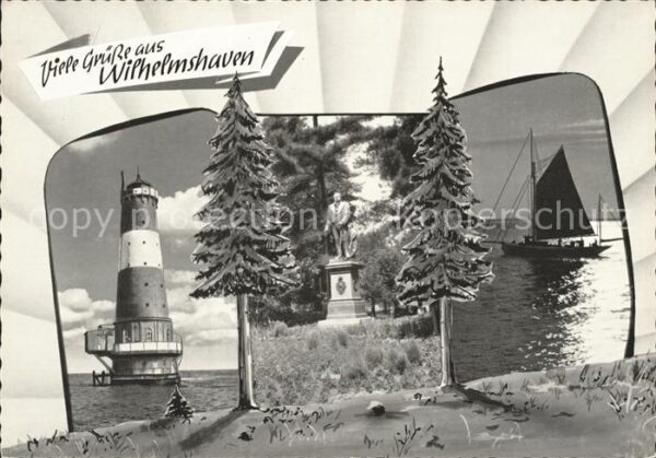 Wilhelmshaven Leuchtturm Denkmal Segelpartie