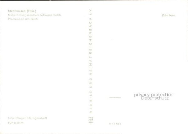 Muehlhausen Thueringen Naherholungszentrum Schwanenteich Prome – Bild 2