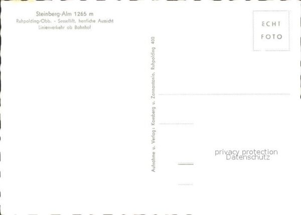 Ruhpolding Steinberg Alm Sessellift Steinberg – Bild 2