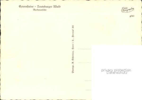 Teutoburgerwald Externsteine Vorderansicht – Bild 2