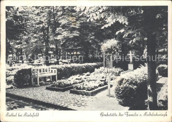 Bethel Bielefeld Grabstätte der Familie v Bodelschwingh