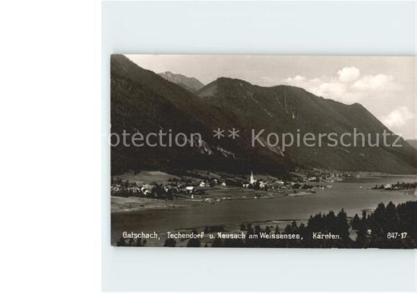 Gatschach mit Techendorf und Neuach am Weissensee
