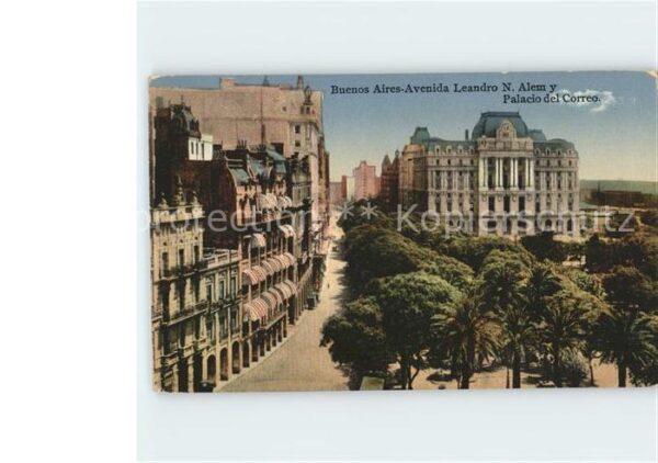 Buenos Aires Avenida Leandro N Alem y Palacio del Co