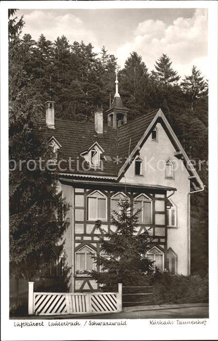 Lauterbach Schwarzwald Kurhaus Tannenhof