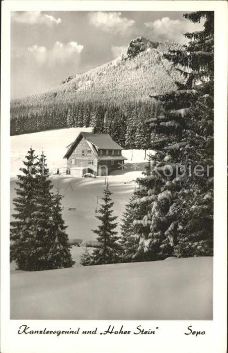 Oberschoenau Thueringen Kanzlergrund und Hoher Stein
