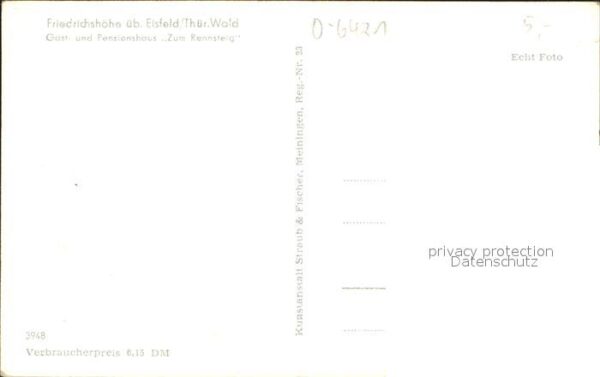 Friedrichsroda Gasthaus Pension Zum Rennsteig – Bild 2