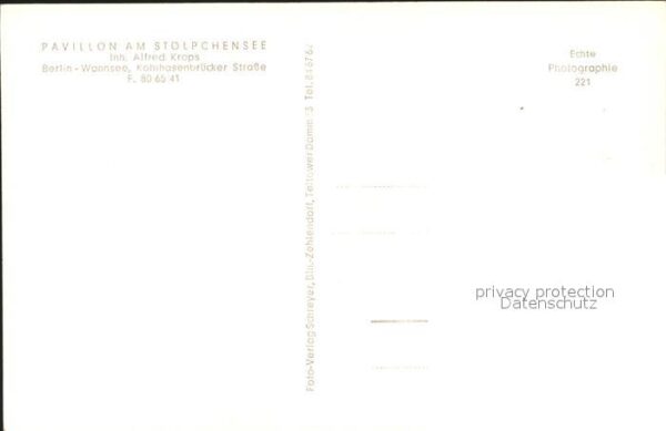 Wannsee Pavillon am Stolpchensee – Bild 2