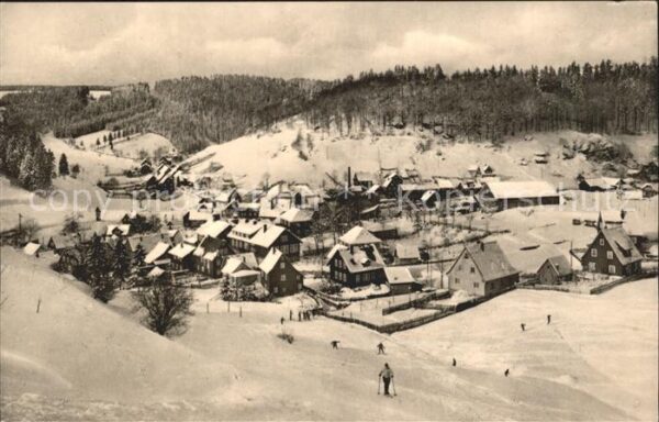 Fehrenbach Thueringer Wald mit Skigebiet
