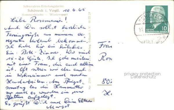 Schoeneck Vogtland Schwestern-Erholungsheim – Bild 2