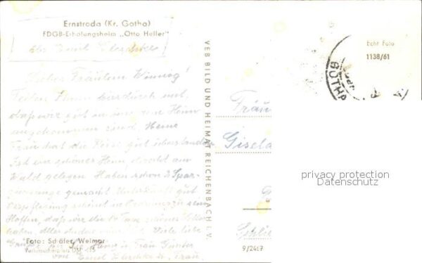 Ernstroda FDGB Erholungsheim Otto Heller – Bild 2