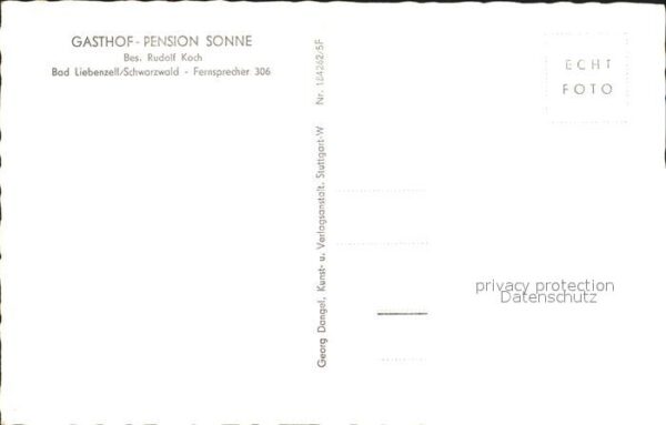 Bad Liebenzell Gasthaus Pension Sonne – Bild 2