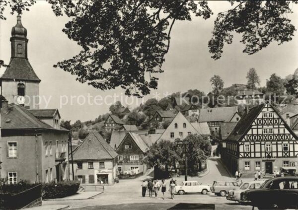 Hohnstein Saechsische Schweiz Marktplatz