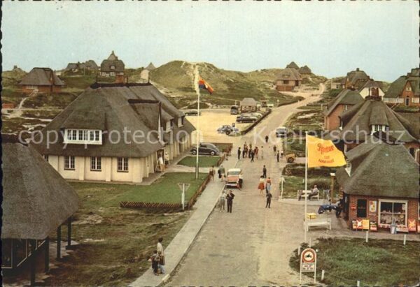 Rantum Sylt Dorfstrasse zum Strand