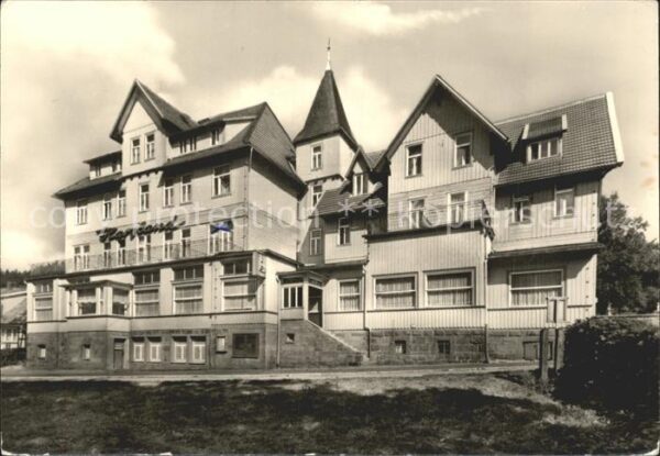 Schierke Harz FDGB Erholungsheim Harzland