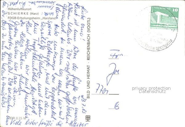 Schierke Harz FDGB Erholungsheim Harzland – Bild 2