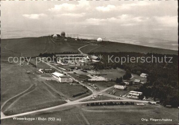 Wasserkuppe Rhoen Fliegeraufnahme