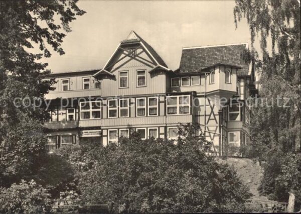 Wernigerode Harz FDGB Erholungsheim Roter Stern