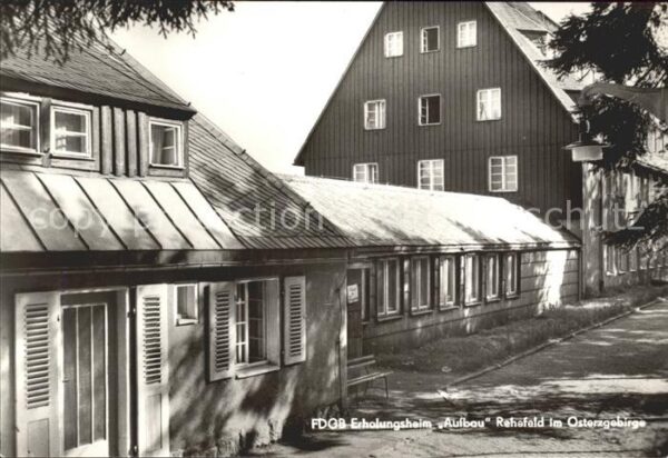 Rehefeld-Zaunhaus FDGB Erholungsheim Aufbau