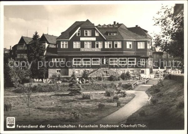 Oberhof Thueringen FDGB Feriendienst der Gewerkschaften Fe