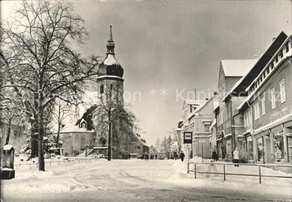 Olbernhau Erzgebirge Dorfpartie