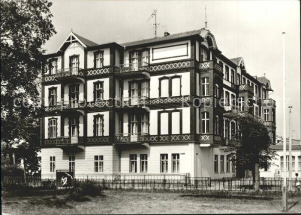 Ahlbeck Ostseebad FDGB Erholungsheim Kurt Bürger