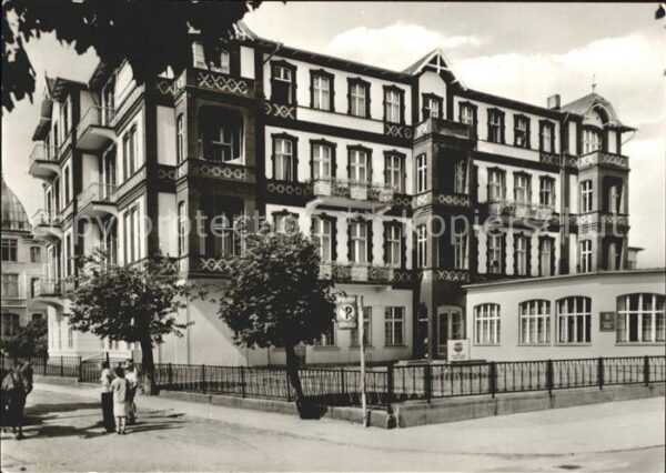 Ahlbeck Ostseebad FDGB Erholungsheim Kurt Bürger