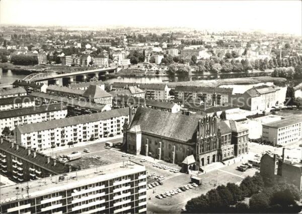 Frankfurt Oder Blick vom Hochhaus Platz der Republik