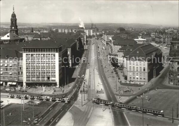 Dresden Ernst Thälmann Strasse Strassenbahn