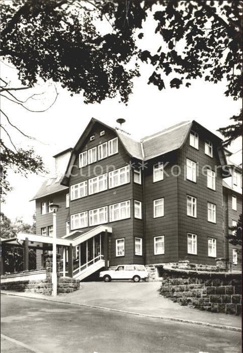 Oberhof Thueringen Konsum Erholungsheim Oberhof