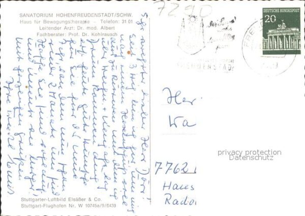 Freudenstadt Sanatorium – Bild 2