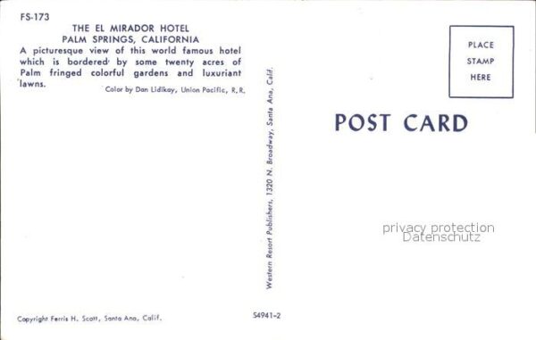 Palm Springs El Mirador Hotel – Bild 2