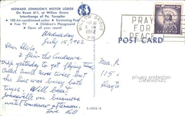 Willow Grove Howerd Jonson's Motor Lodge – Bild 2