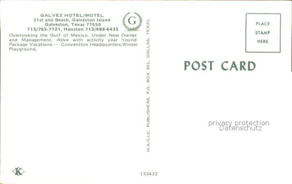 Galveston Texas Hotel Galvez – Bild 2