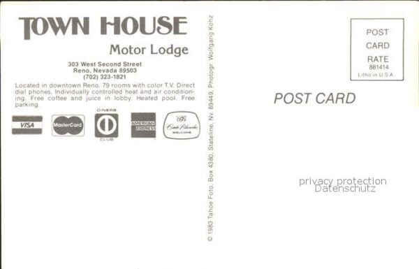 Reno Nevada Town House Motor Lodge – Bild 2
