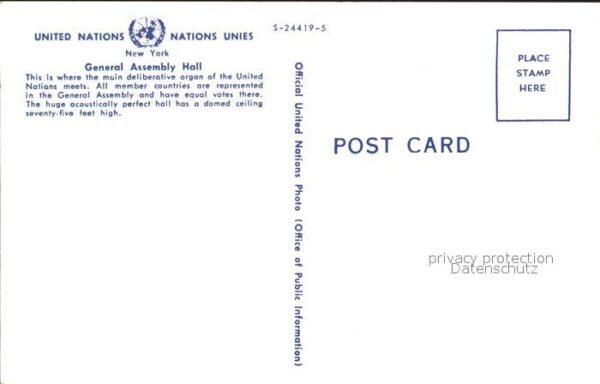 New York City General Assembly Hall – Bild 2