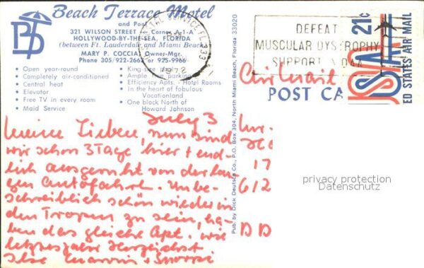 Florida US-State Beach Terrace Motel – Bild 2