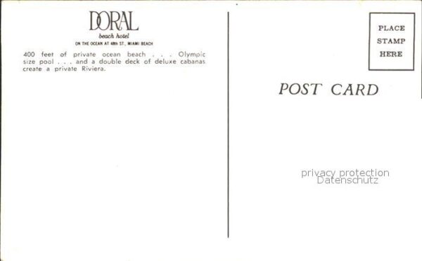 Miami Beach Doral Beach Hotel – Bild 2