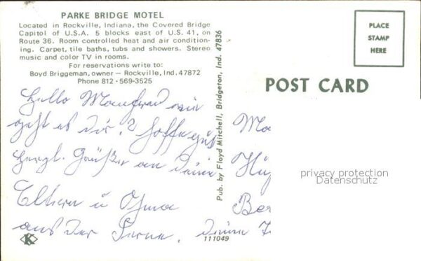 Rockville Indiana Park Bridge Motel – Bild 2