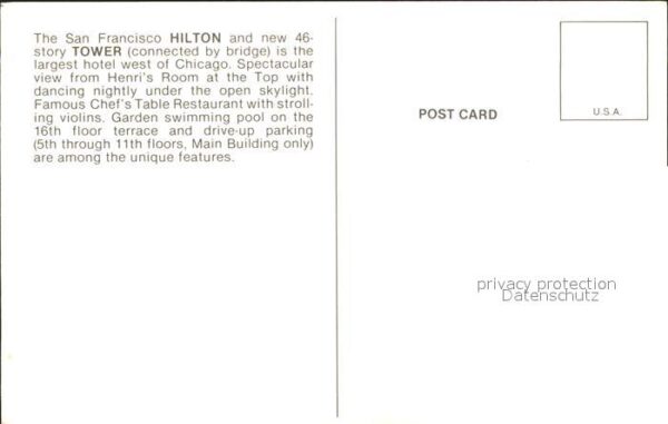 San Francisco California Hilton – Bild 2