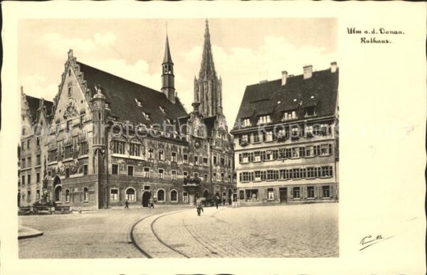 Ulm Donau Rathaus