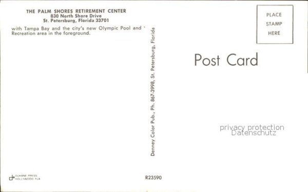 St Petersburg Florida The Palm Shores Retirement Center – Bild 2